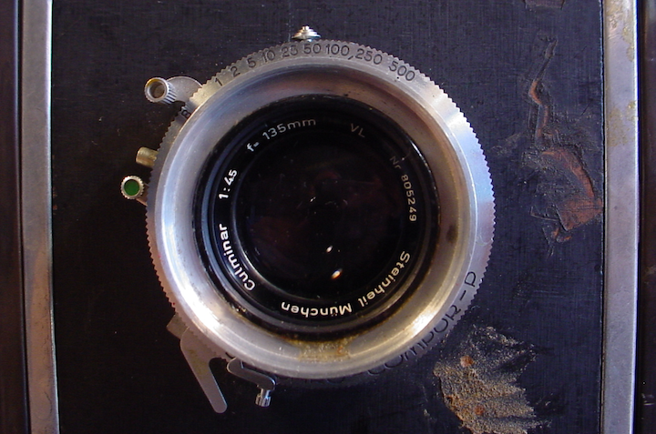 Photograph of camera lens and shutter